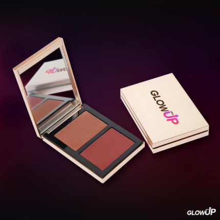 Duo Blush & Contour Palette – Long-Lasting Mineral Color