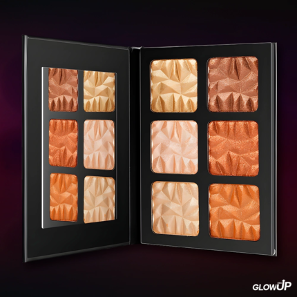 6-Color Glow Palette – Face & Body Highlighter